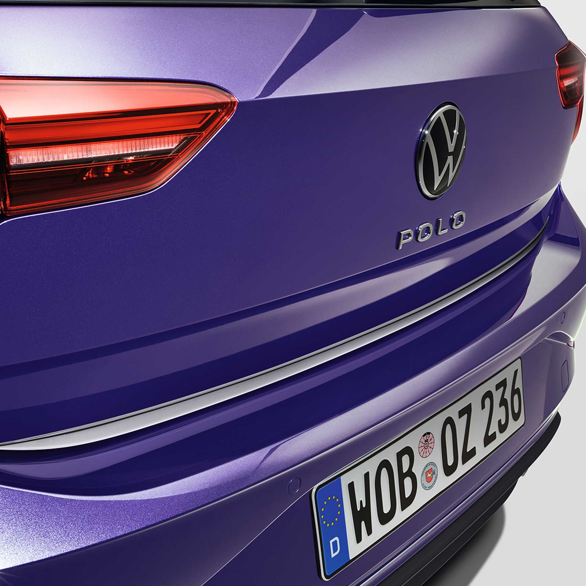 2g0071360a volkswagen schutzleiste heckklappe chromoptik polo 6 rosier onlineshop