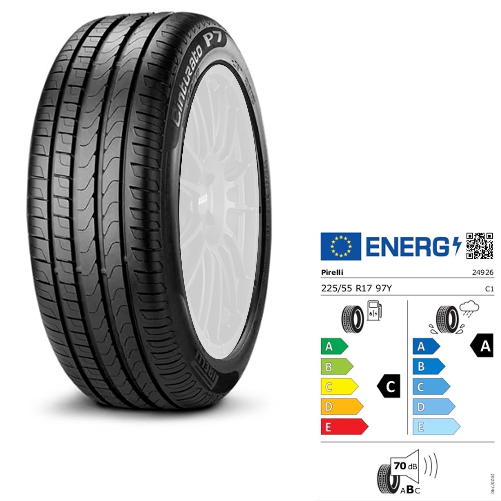 Zts225557ypc7d pirelli cinturato p7 ao 225 55 r17 97y rosier onlineshop