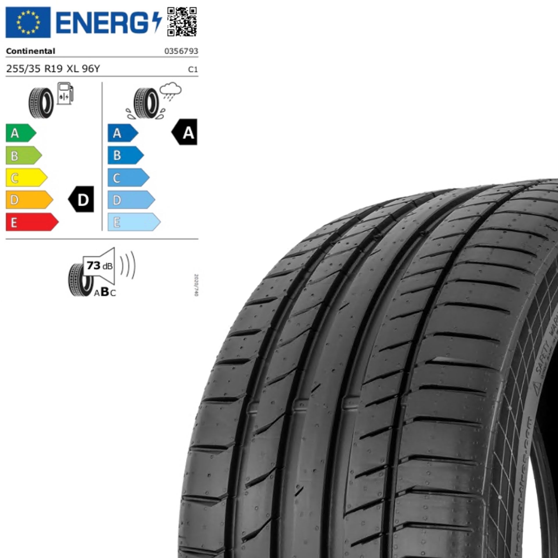 Zts256359yco5c continental sportcontact 5p ao 255 35 r19 96y xl sommerreifen rosier onlineshop