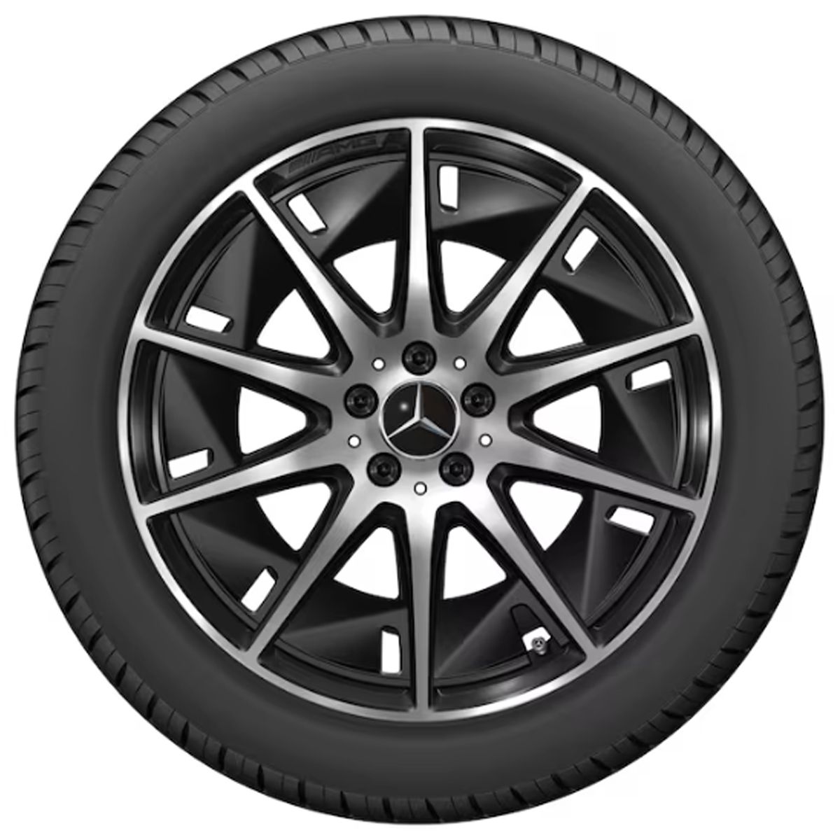 Mercedes-AMG Leichtmetallfelge schwarz glanzgedreht Vorderachse A5404000700