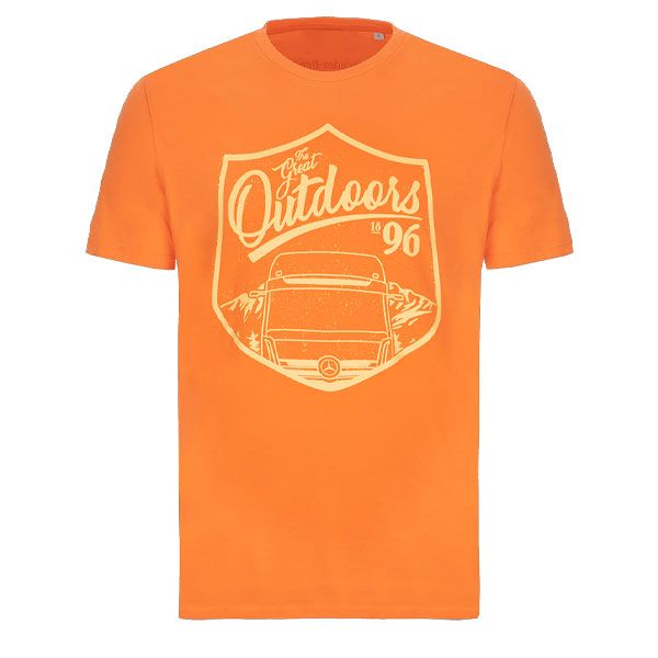 Mbt0165 mercedes benz truck t shirt orange rosier onlineshop