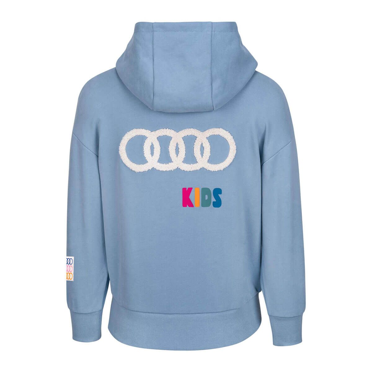Audi Sweatjacke Kleinkinder Hellblau Größe 98/104 3202603104