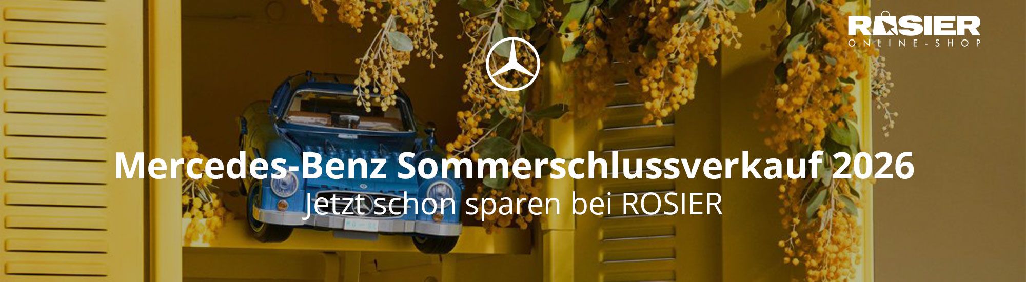 Mercedes benz sommerschlussverkauf 2026! rosier online shop header (2)