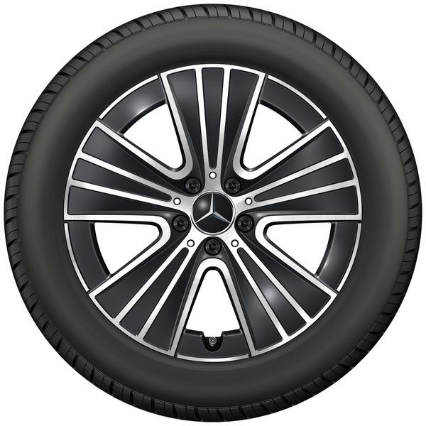 A21440128007x23 mercedes benz 5 tripel speichen rad 18 zoll e klasse glc rosier onlineshop2