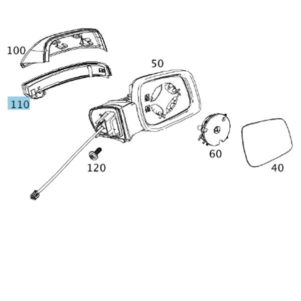 A1698200621 mercedes benz blinkerleuchte rosier onlineshop