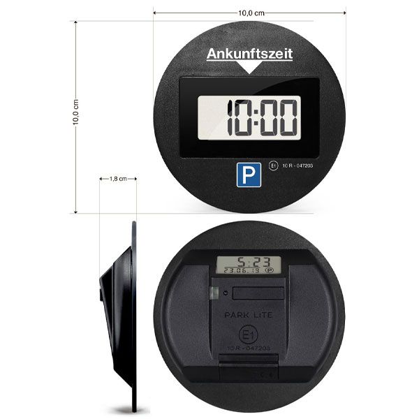 8041 needit elektronische parkscheibe rund schwarz rosier onlineshop4