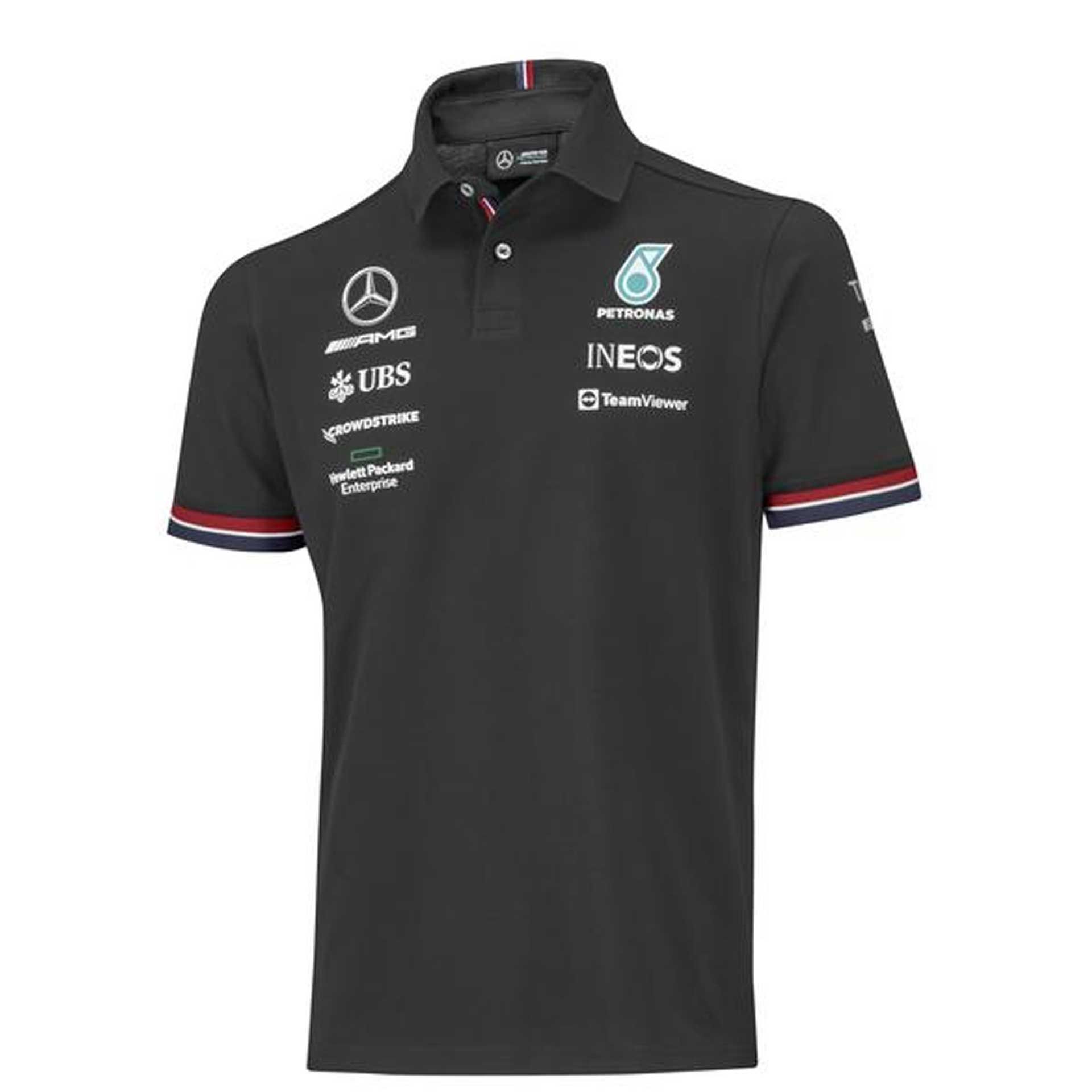 B67997730 mercedes amg poloshirt herren schwarz rosier onlineshop