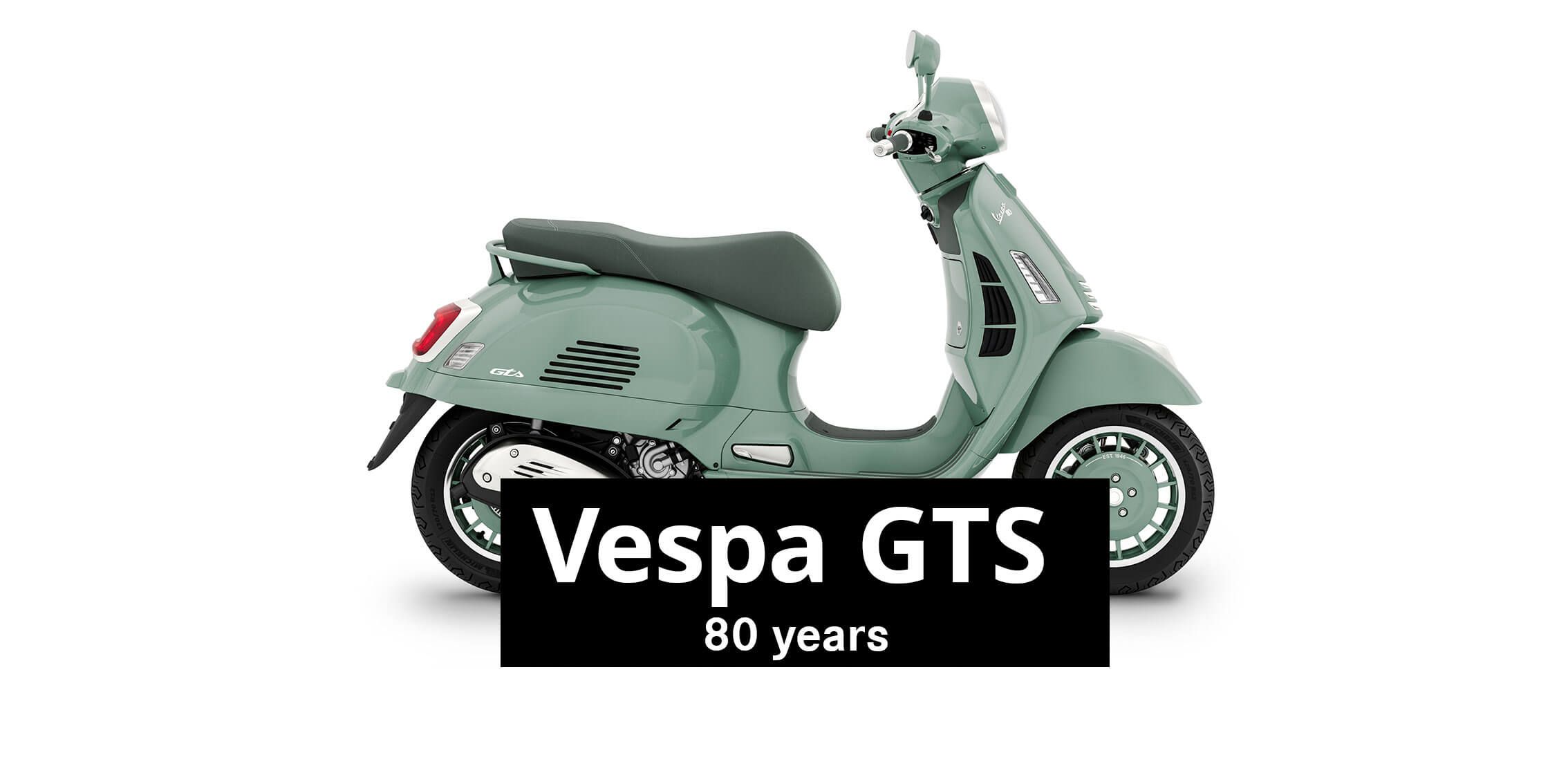 Vespa gts 80 years teaser