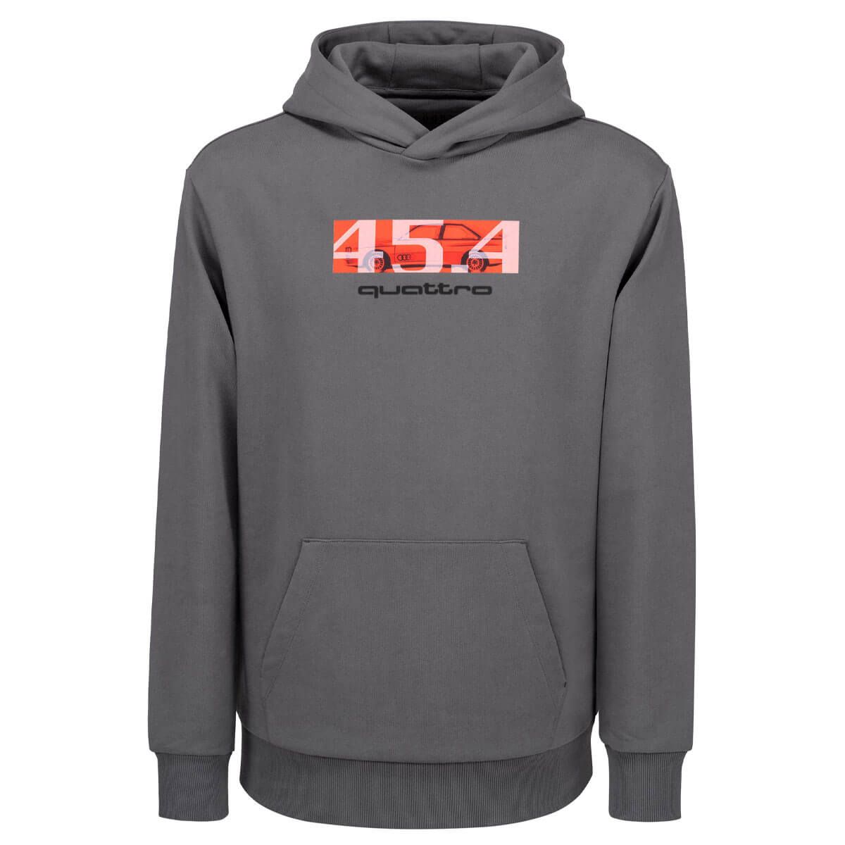 3132501002m audi hoodie quattro grau rosier onlineshop