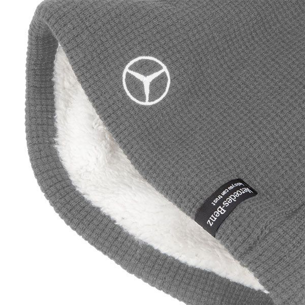 Mbt0143 mercedes benz beanies fleece grau rosier onlineshop2