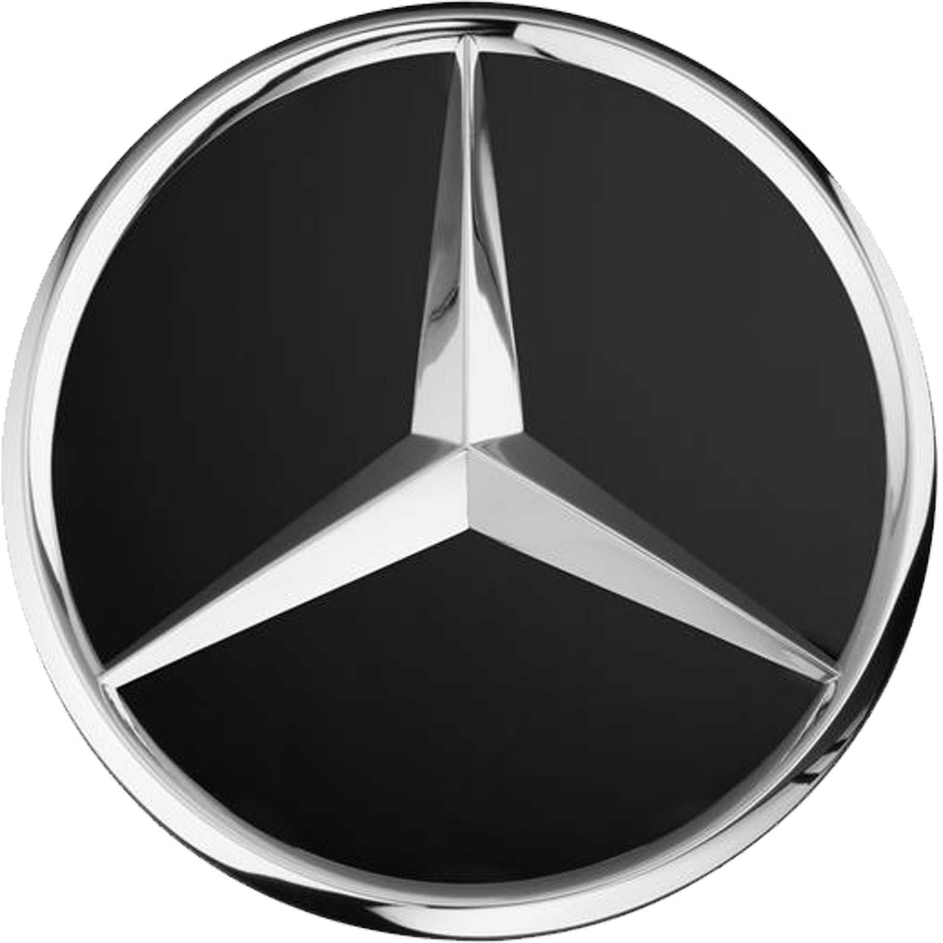 A00040027009283 mercedes benz radnabenabdeckung stern schwarz matt rosier onlineshop
