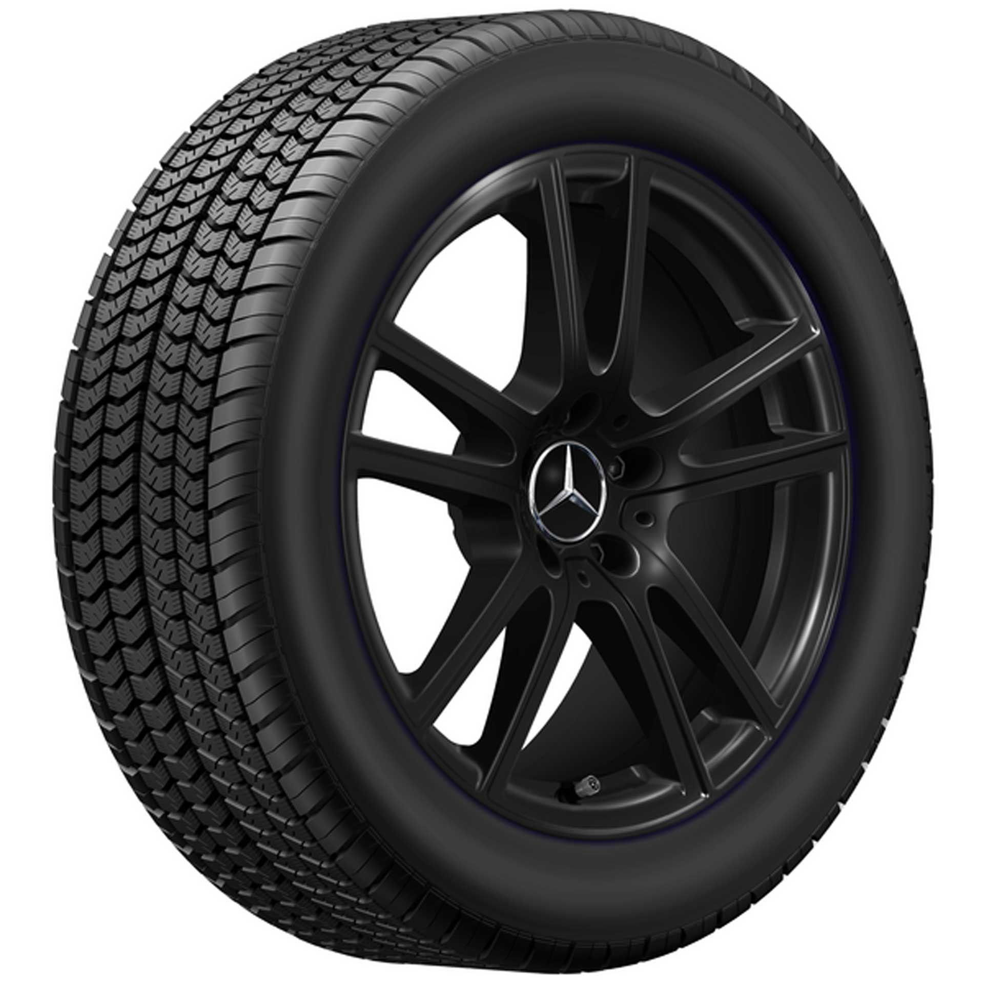 A25440146007x43 mercedes benz leichtmetallfelge 5 doppelspeichen rad 18 zoll glc 254 schwarz rosier onlineshop4