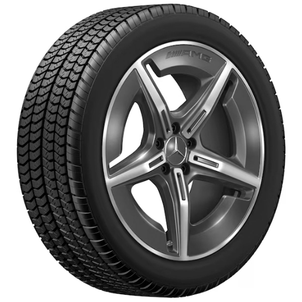 Mercedes-AMG Leichtmetallfelge tantalgrau glanzgedreht Vorderachse A54040111007Y51