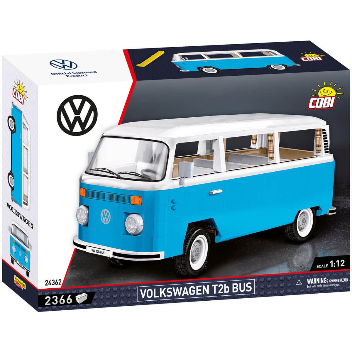 Volkswagen Bausatz T2b VW-Bus Blau 1:12 3B1099320F287
