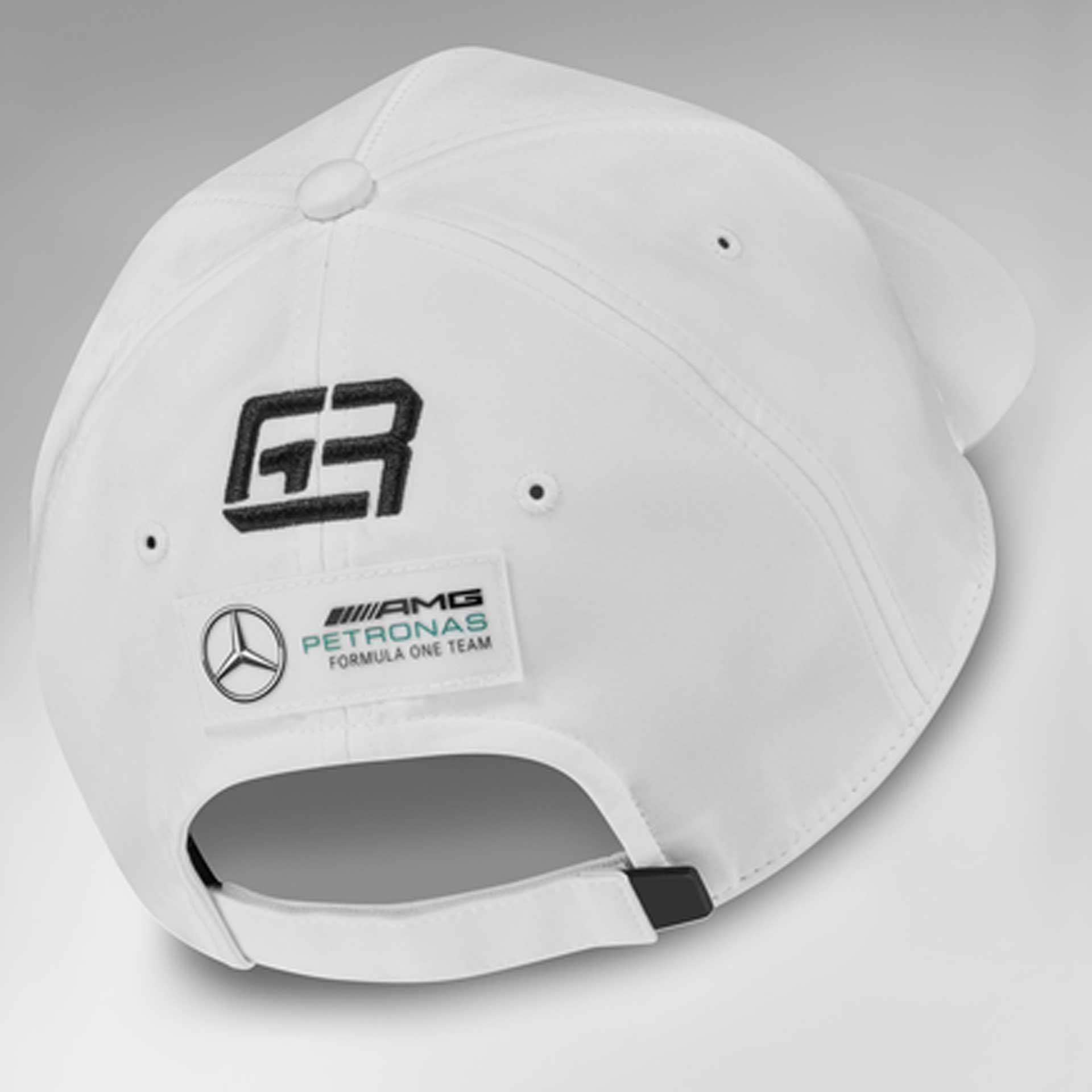 B67997999 mercedes benz cap george russell weiss rosier onlineshop2