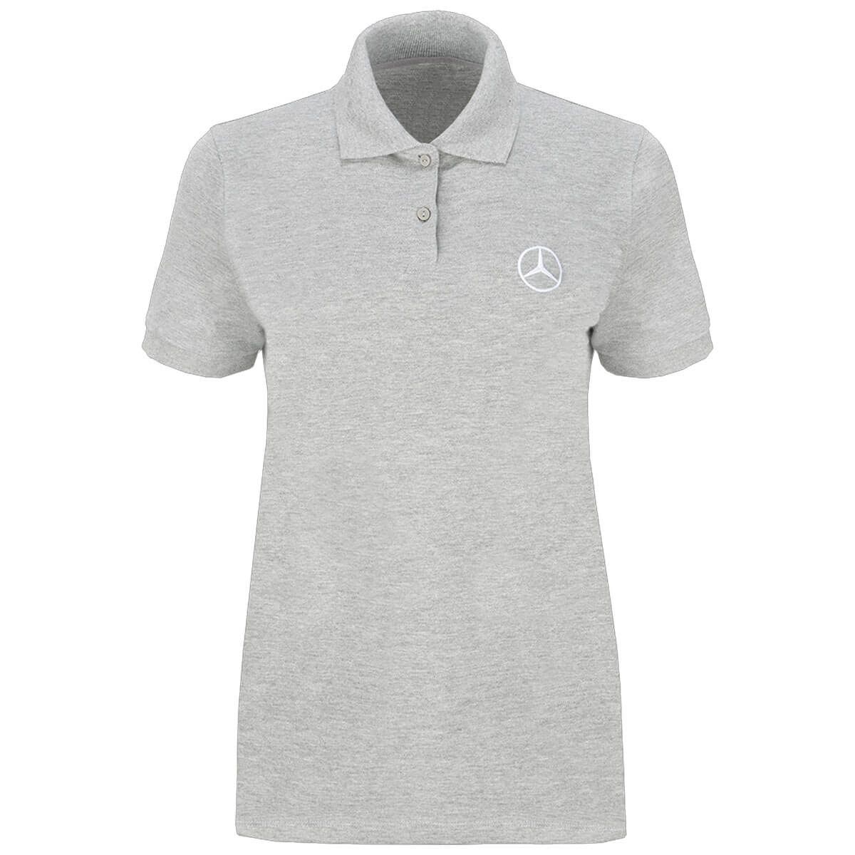 Mbt0262 mercedes benz truck poloshirt grau damen rosier online shop