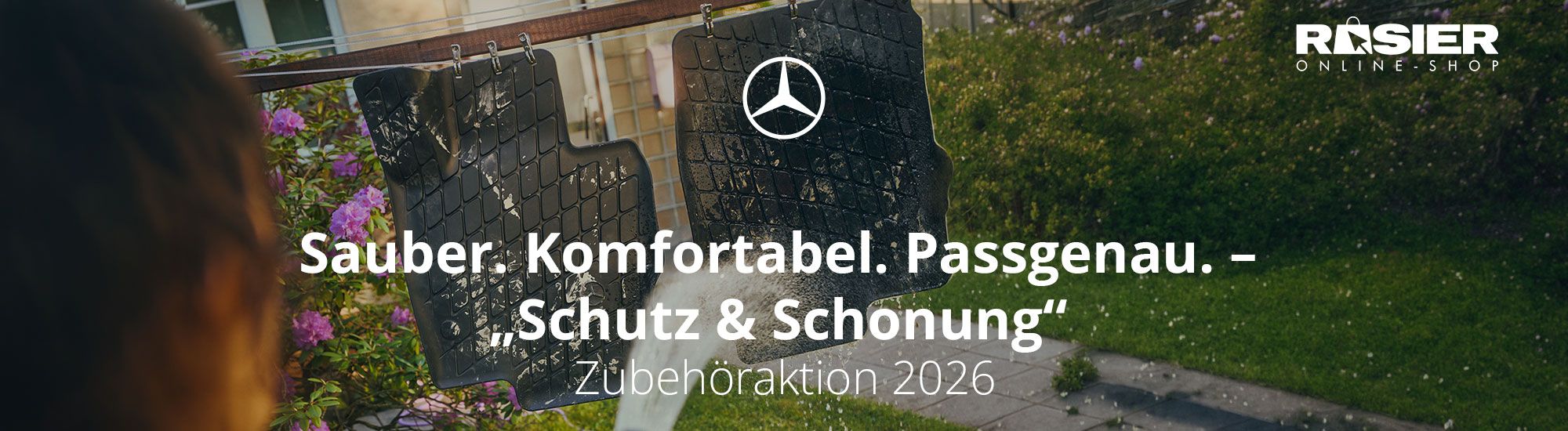 Mercedes benz sauber. komfortabel. passgenau