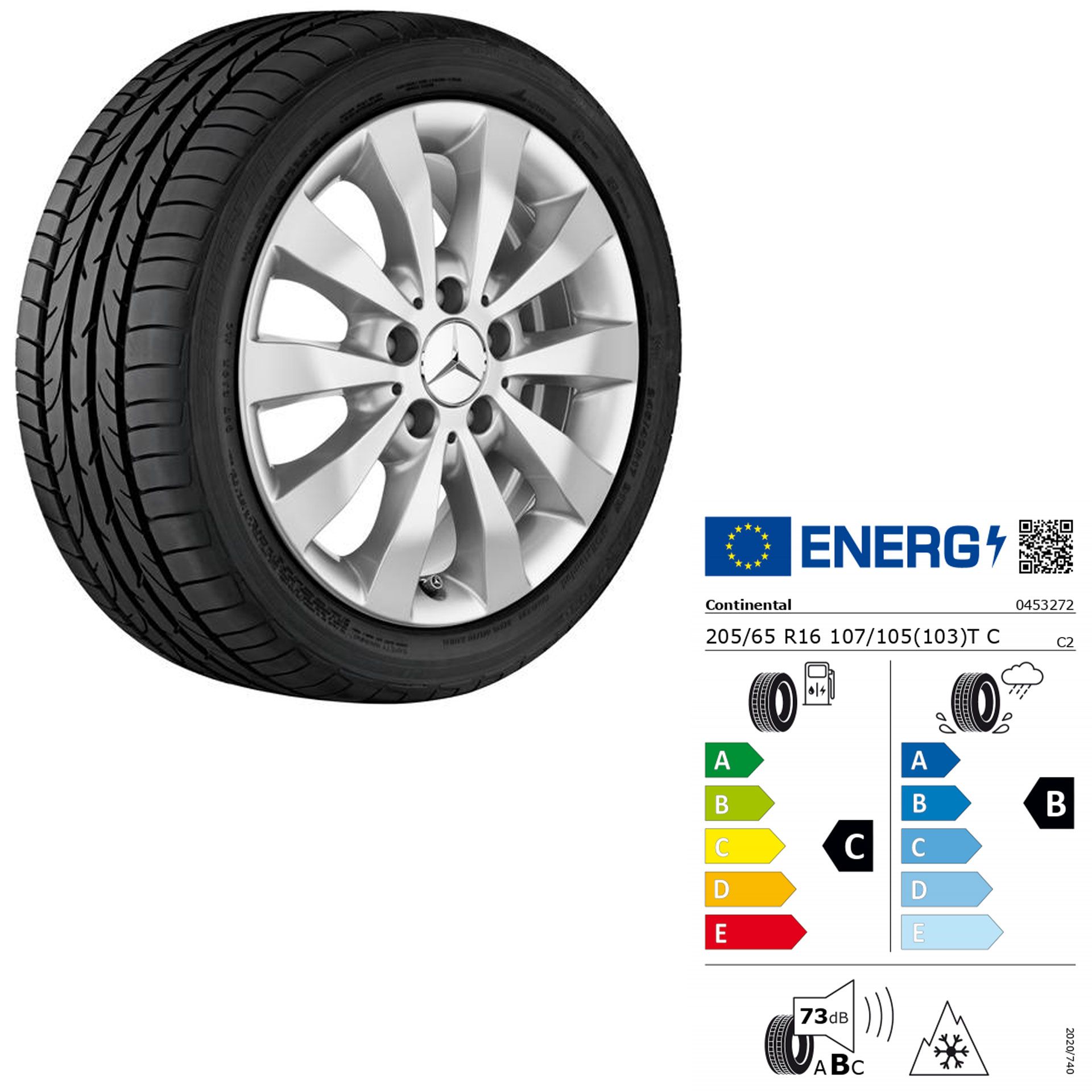 Q44019111045a mercedes benz winterkomplettrad v klasse 447 rosier onlineshop