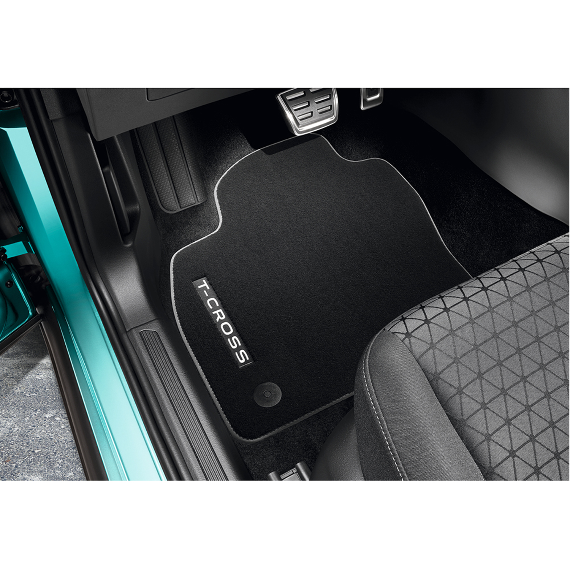 2gm061270wgk volkswagen tcross textilfußmatten premium 4  rosier online shop