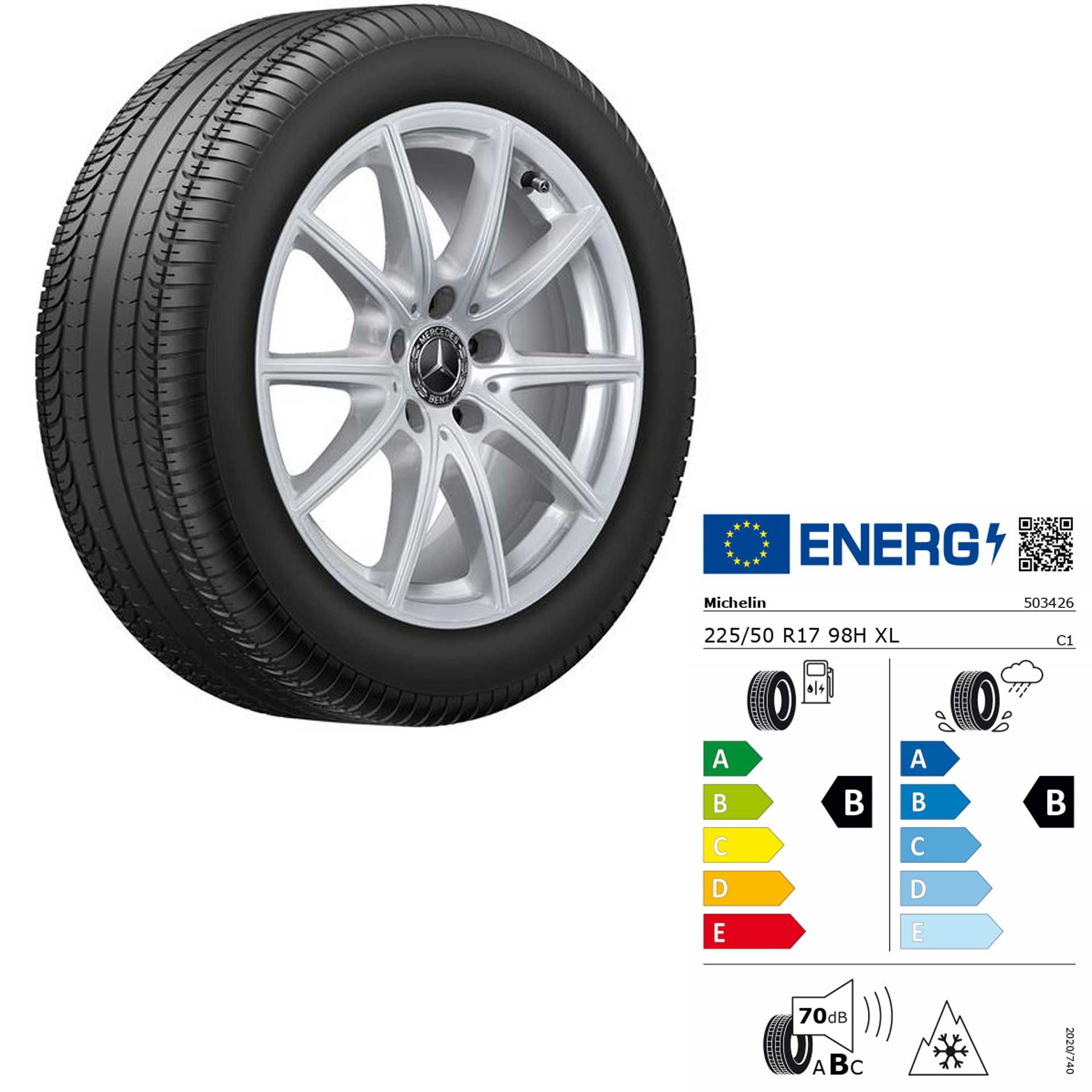 Q44014151230a q44014151231a mercedes benz winterkomplettrad satz c klasse 225 50 r17 98h rosier onlineshop4