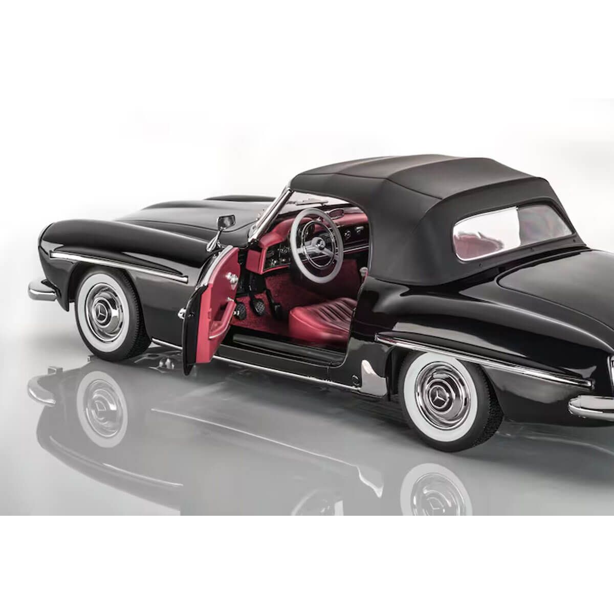 Mercedes-Benz 190 SL Roadster W121 (1954-1963) schwarz Modellauto 1:18 B66040717
