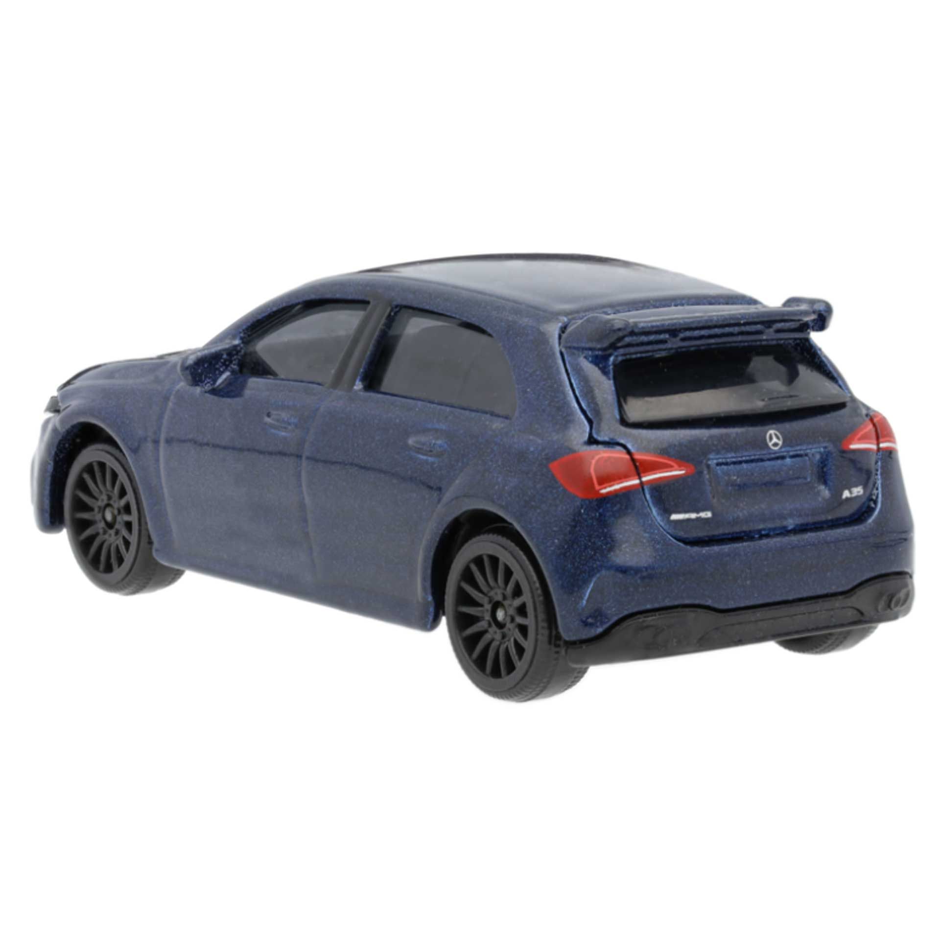 B66965018 mercedes amg a35 4matic modellauto 3 zoll blau rosier onlineshop2