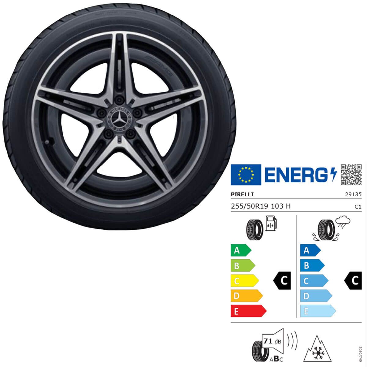 Q440301711910 mercedes amg 5 speichen rad komplettrad rosier onlineshop