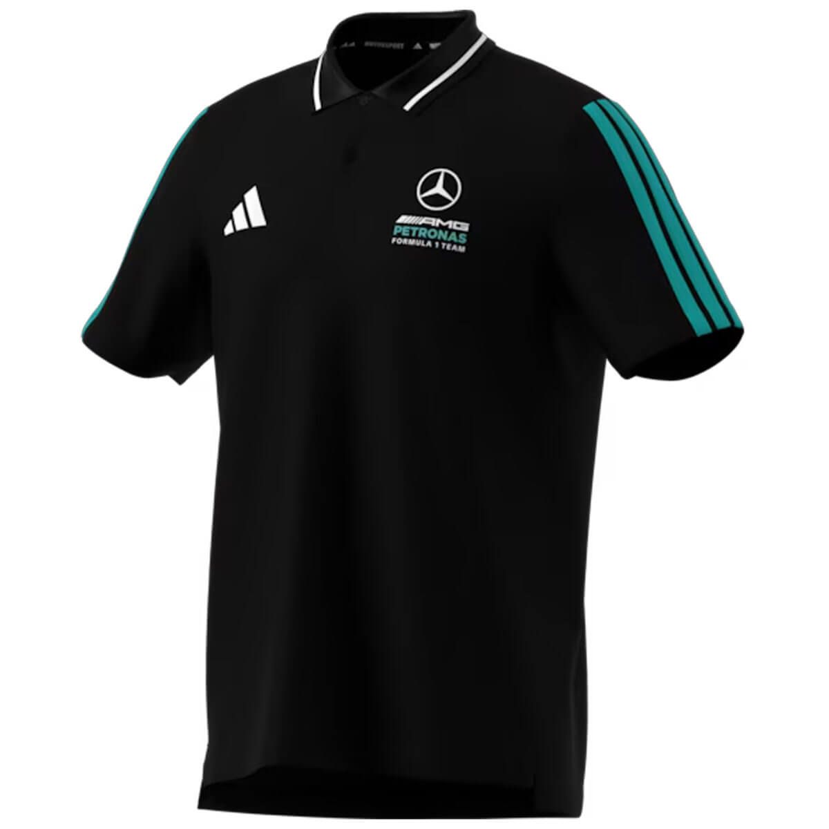 B67998498 mercedes benz poloshirt f1 herren schwarz rosier onlineshop