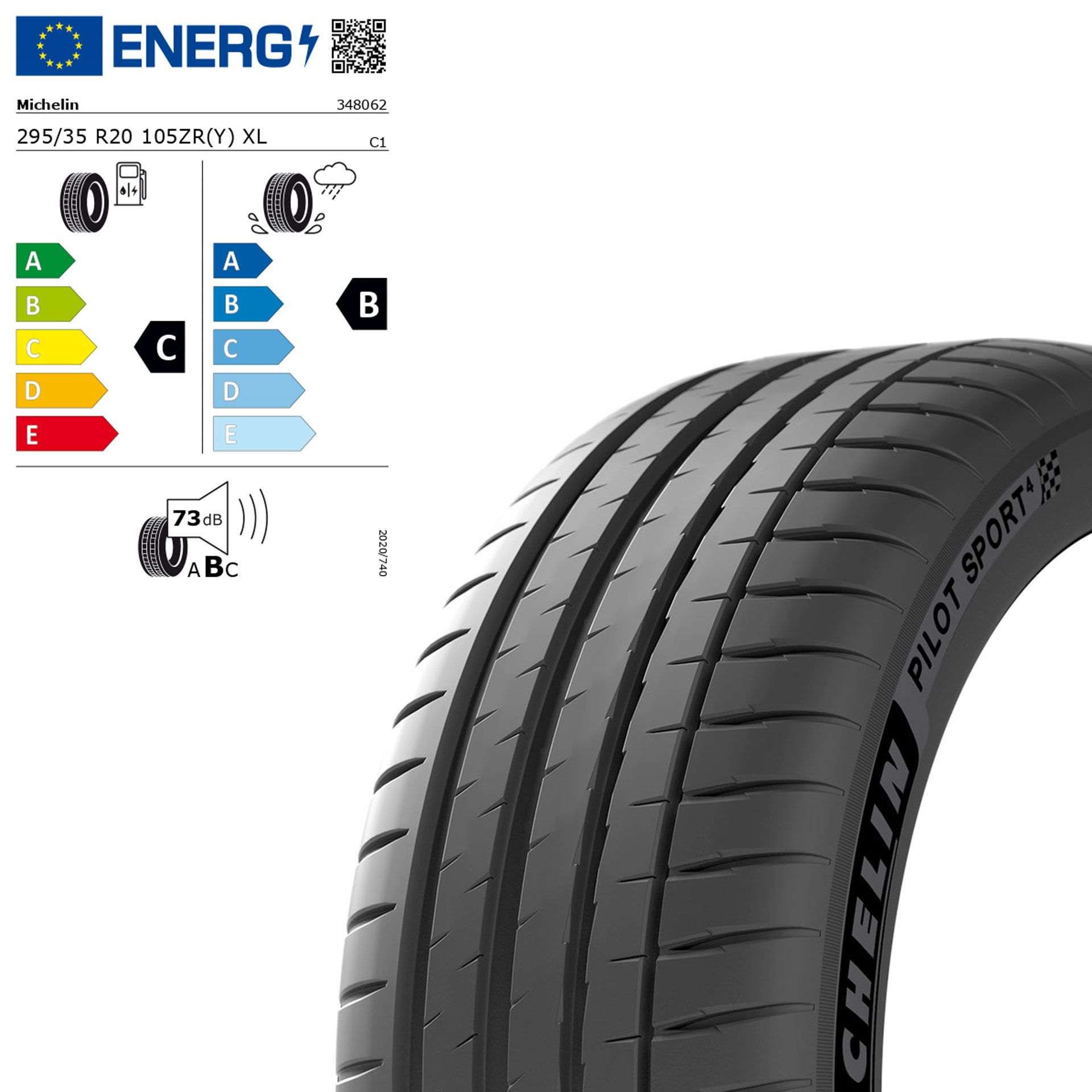 Q440011511980 michelin pilot sport 4s 295 35 r20 105zry xl sommerreifen rosier onlineshop