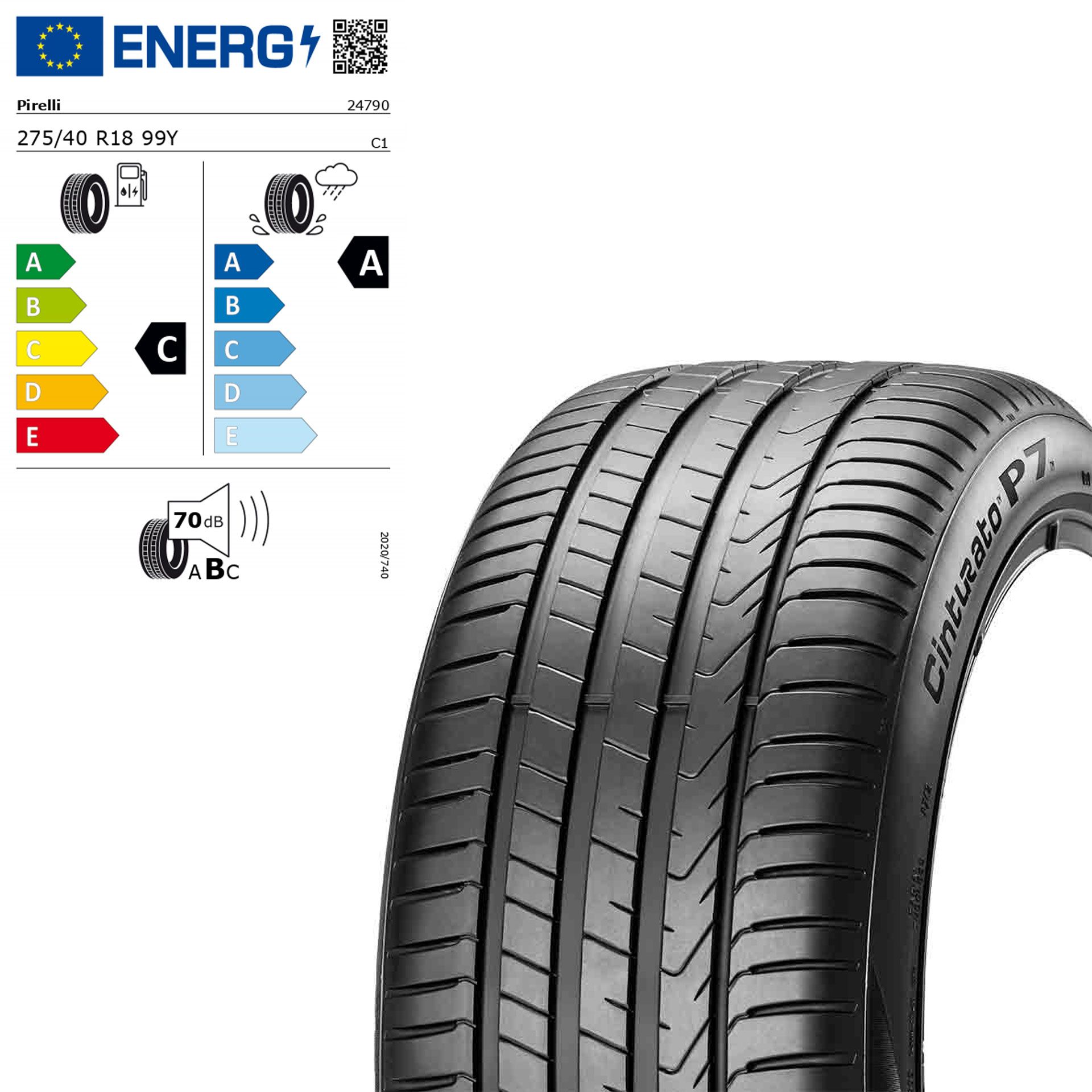Q44041171015a pirelli cinturato p7 moe 275 40 r18 99y rosier onlineshop