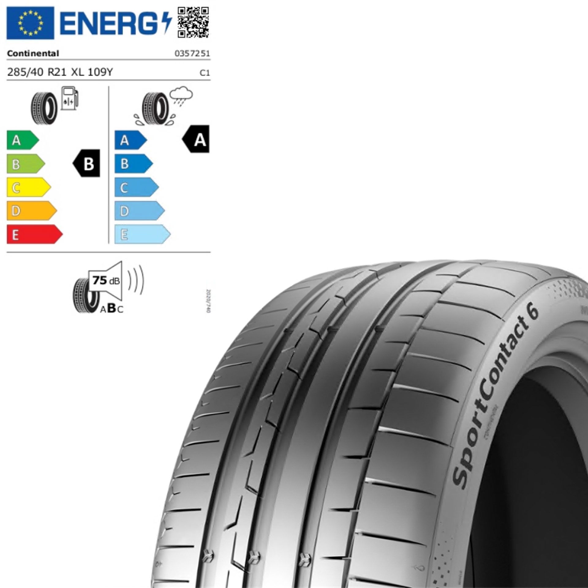 Zts286401yc6ca continental sport contact 6 285 40 r21 109y xl sommerreifen rosier onlineshop