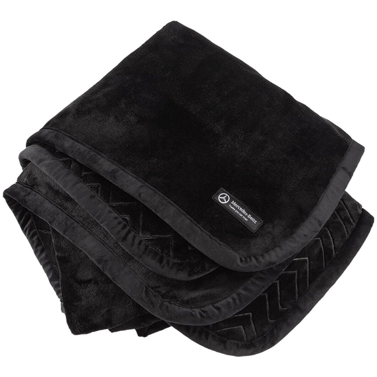 Mbt0200 mercedes benz trucks fleecedecke schwarz rosier onlineshop5