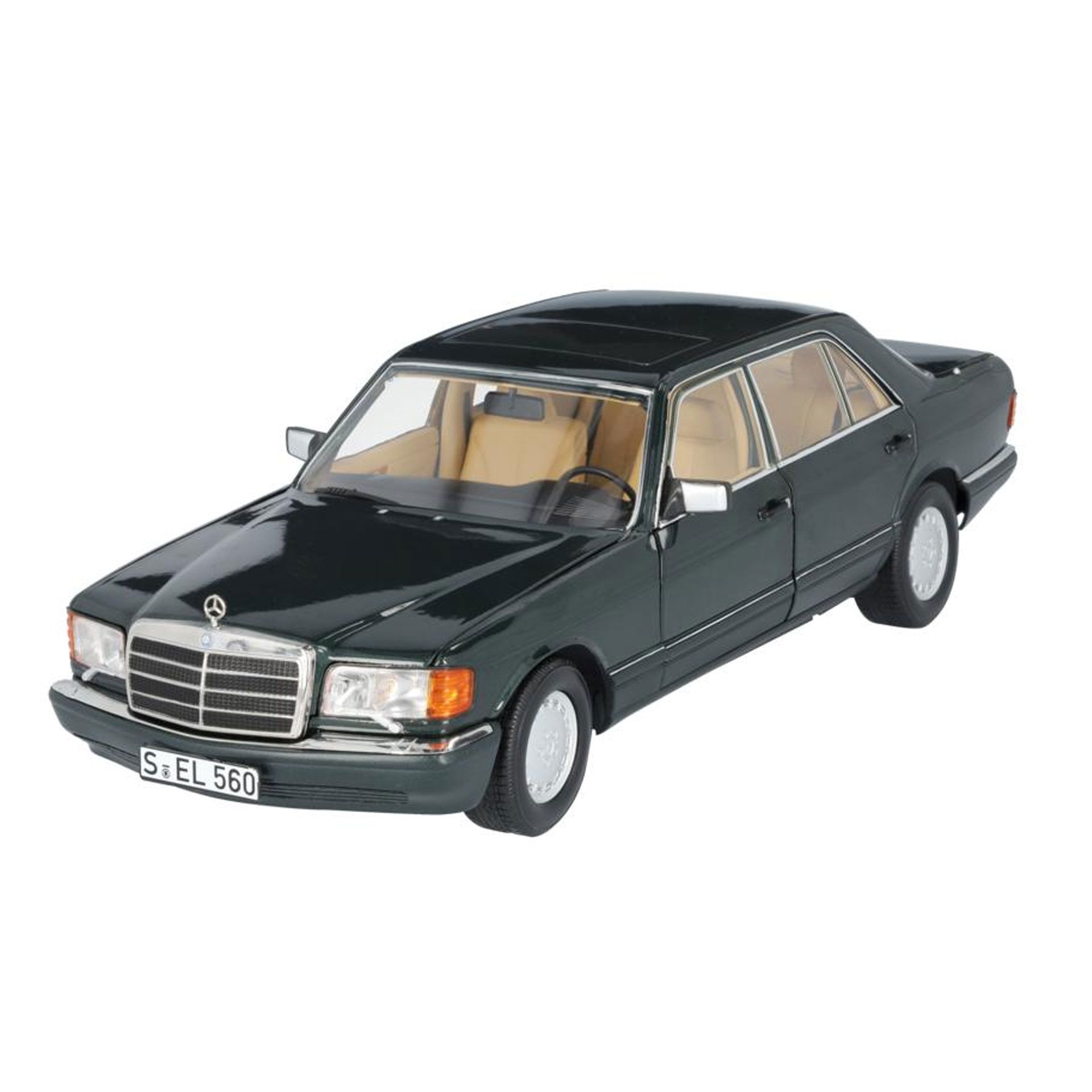 B66040682 mercedes benz modellauto 560 sel 1zu18 rosier onlineshop