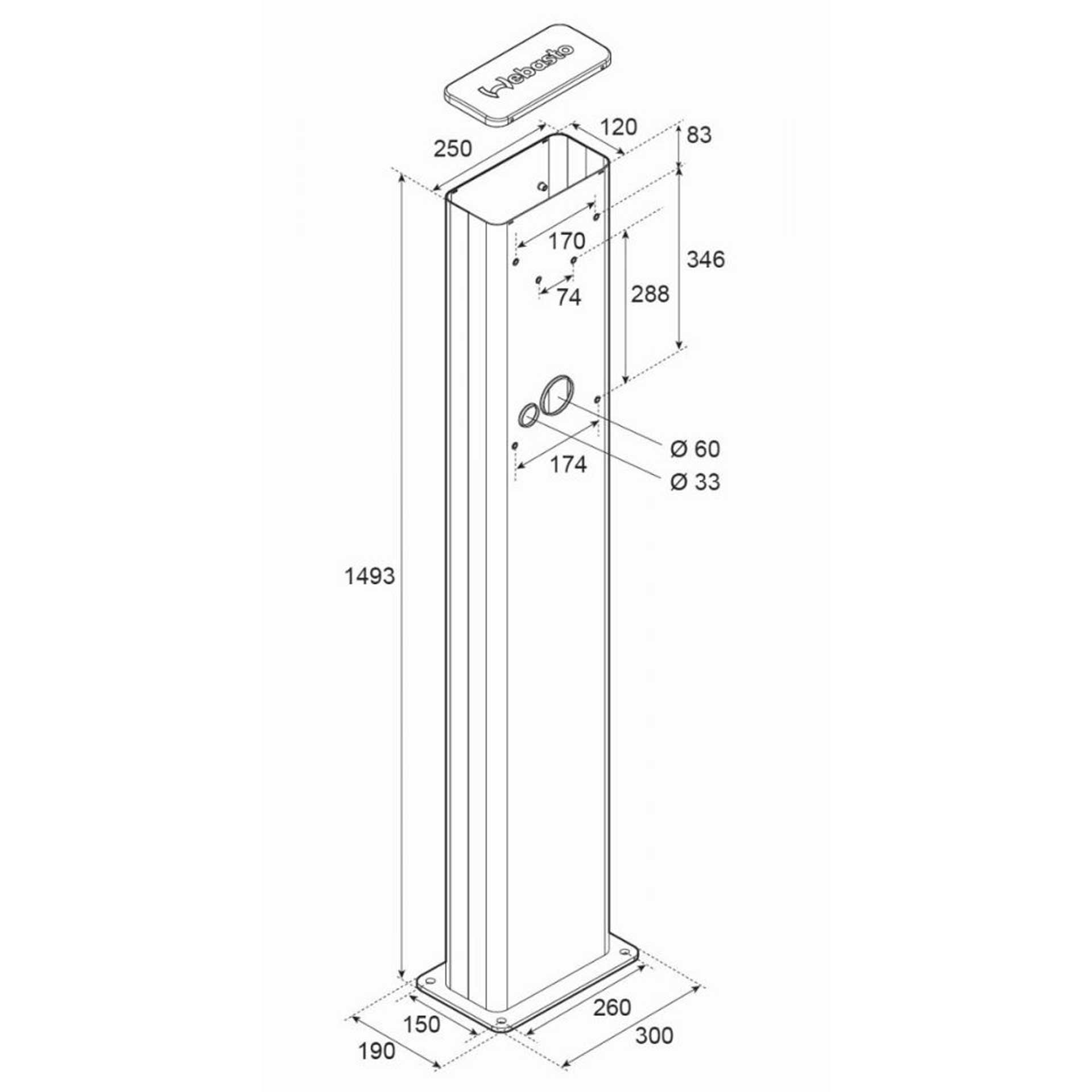 5110276b webasto solo saeule fuer wallbox installation rosier onlineshop3