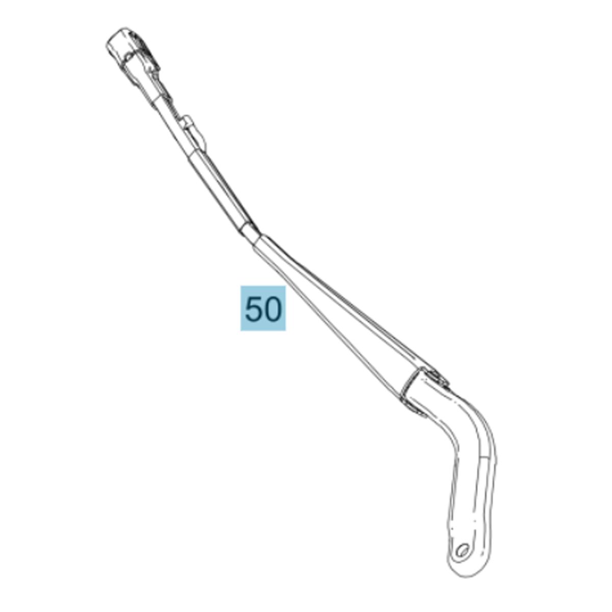 A9108205700 mercedes benz wischerarm rosier online shop