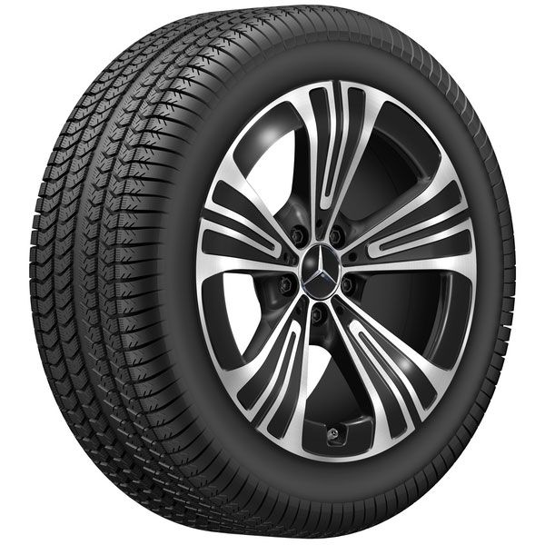 A21440122007x23 mercedes benz 5 speichen rad 18 zoll e klasse glc rosier onlineshop4