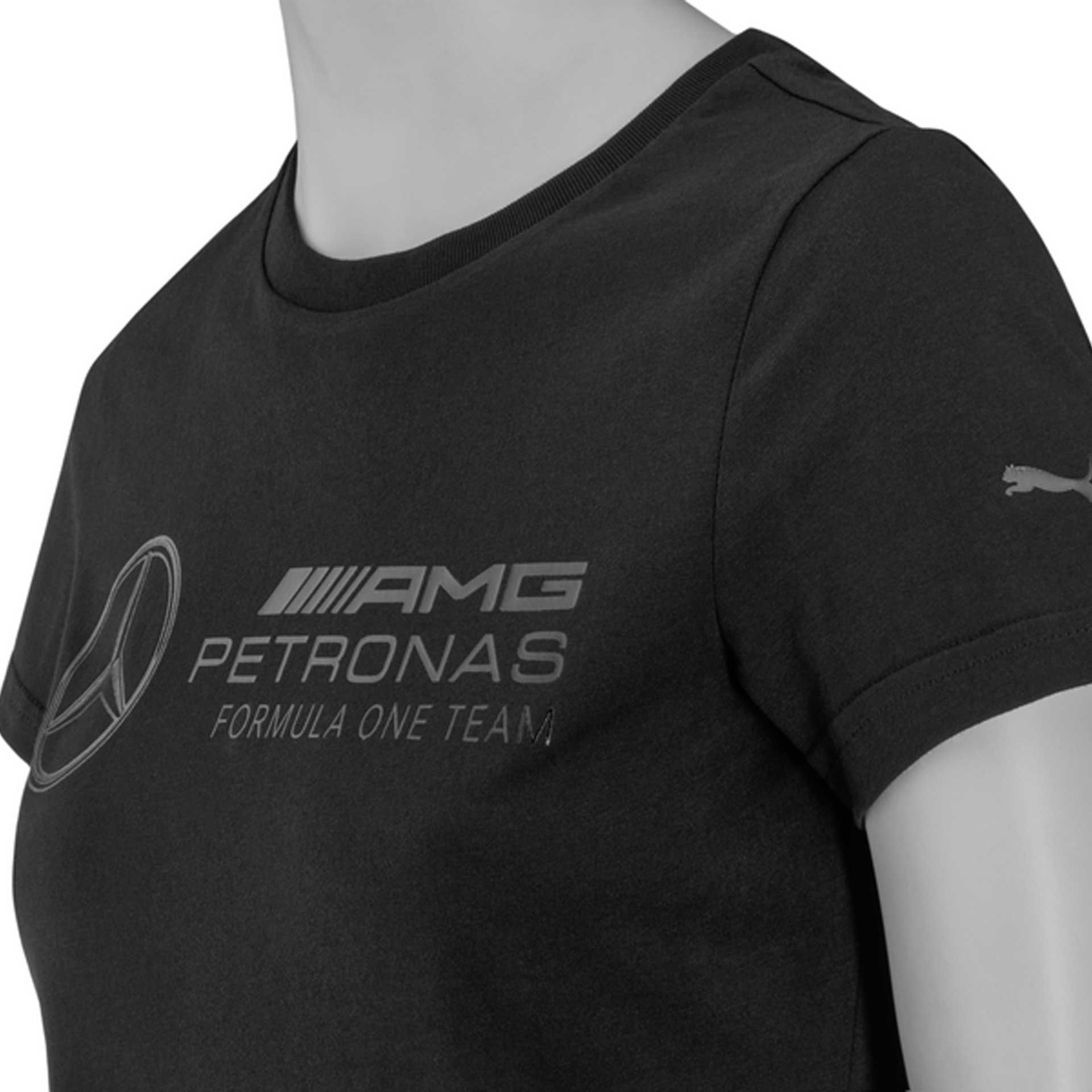 B67997344 mercedes amg t shirt damen schwarz rosier onlineshop2