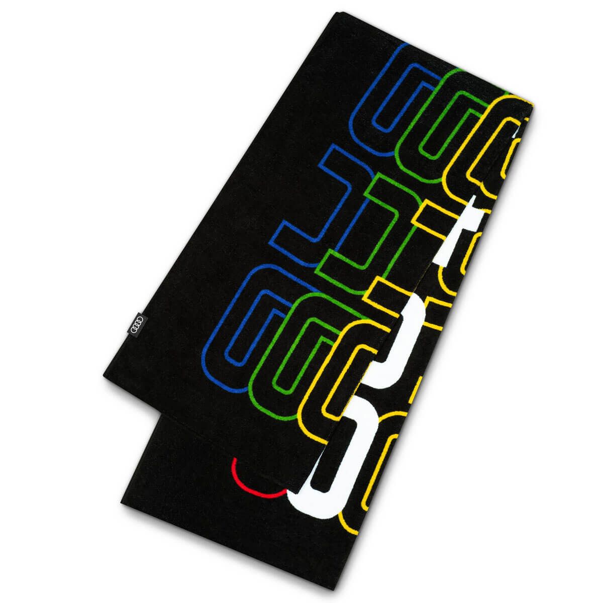 3132610000 audi strandlaken quattro schwarz bunt rosier online shop2