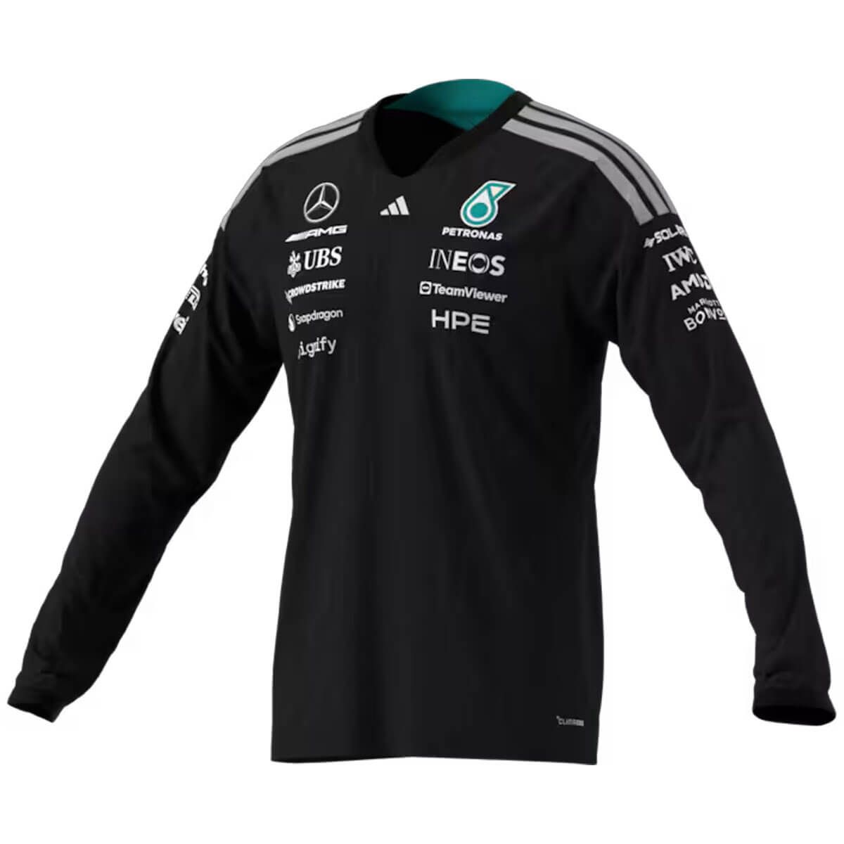 B67998437 mercedes benz longsleeve f1 herren schwarz rosier onlineshop