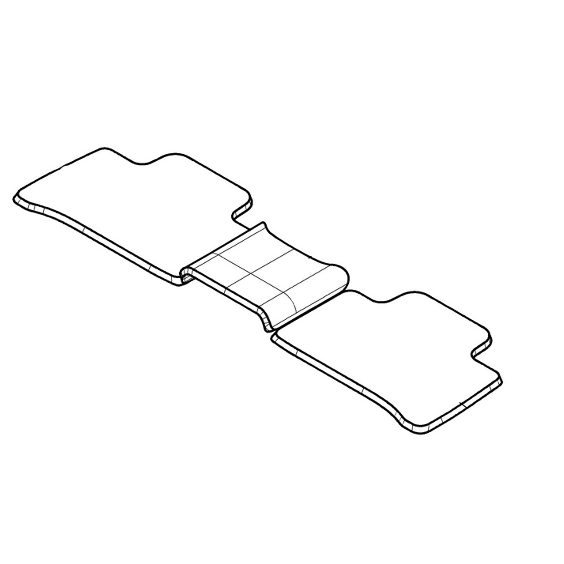 A29568049039k26 mercedes benz veloursmatten exclusiv fond mit kardantunnelmatte 3 teilig online shop2