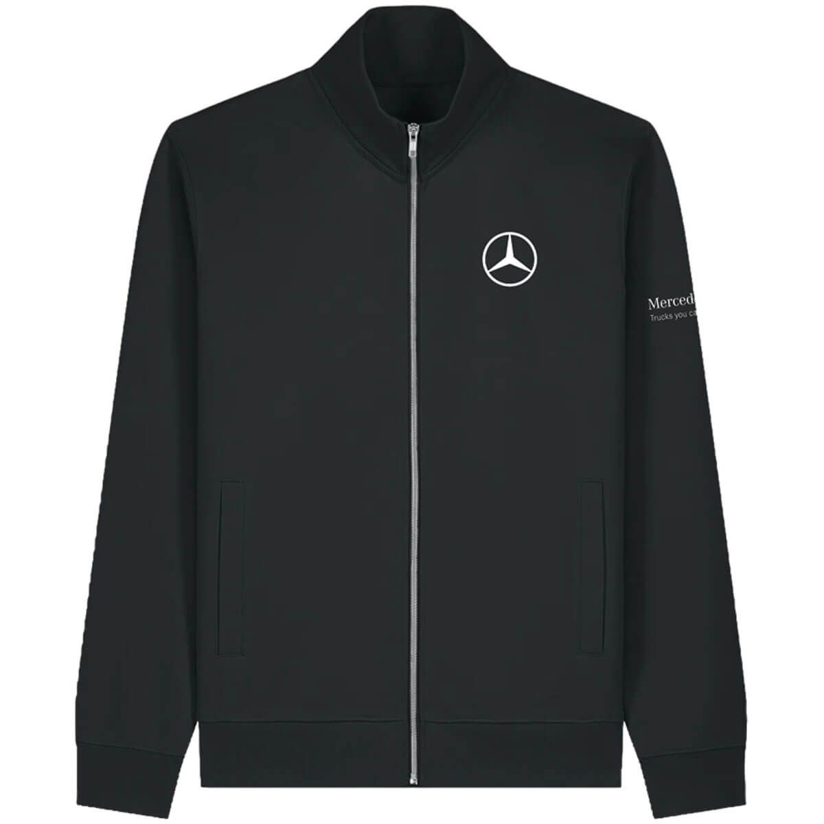 Mbt0277 mercedes benz trucks zipup sweatshirt actros schwarz rosier online shop