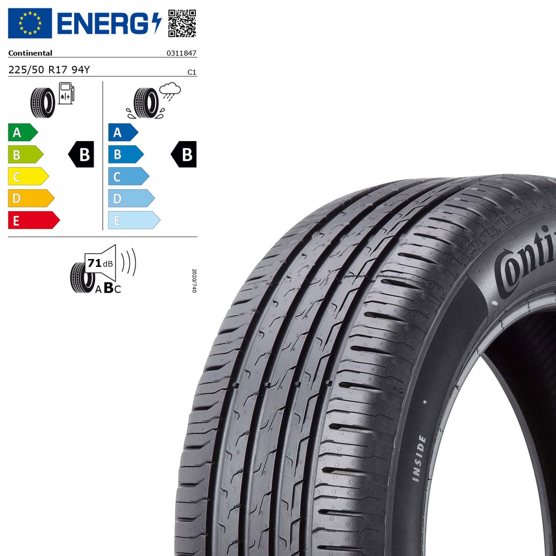 Q44041111016a continental ecocontact 6 moe 225 50 r17 94y sommerreifen rosier onlineshop