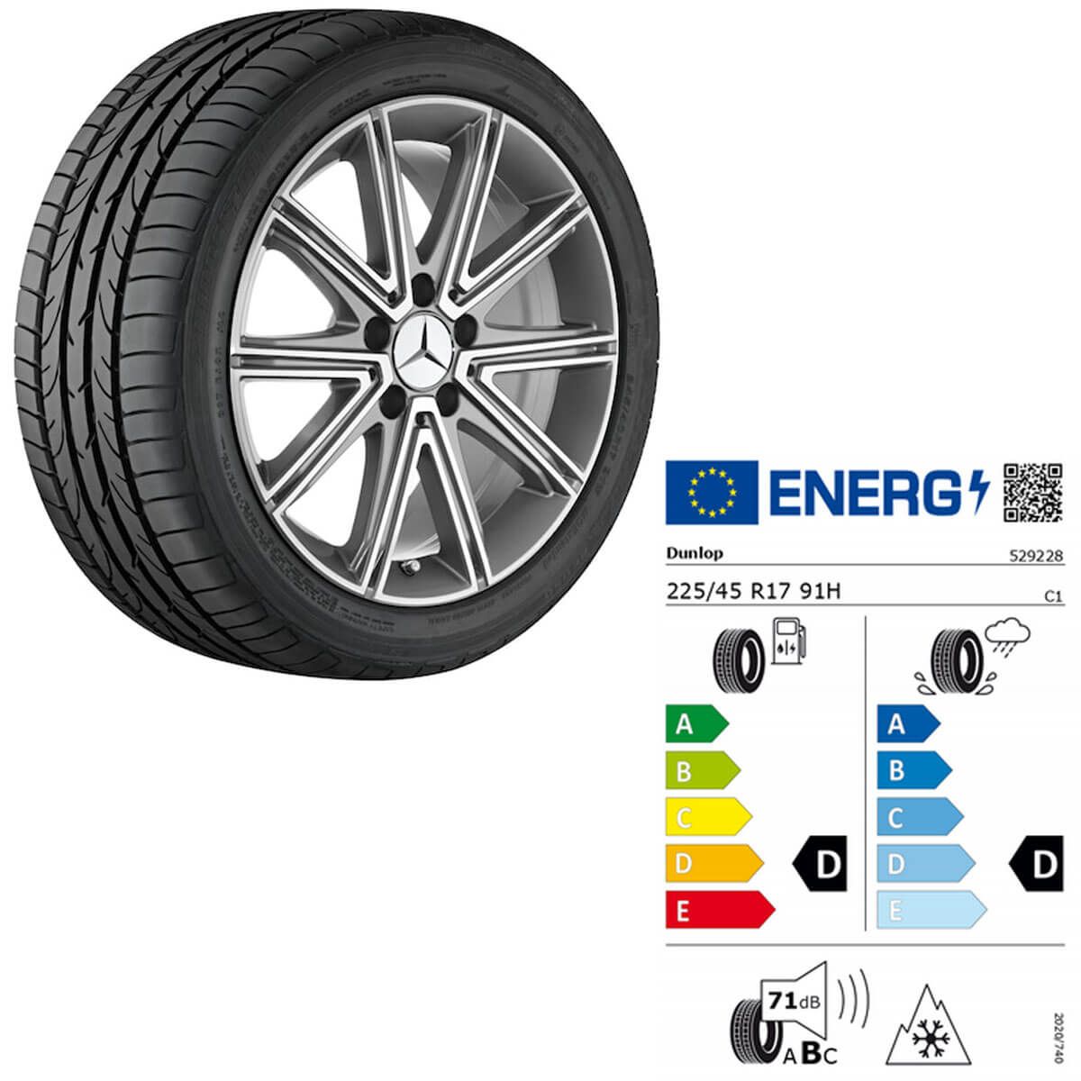 Q44013121360a mercedes benz 10 speichen rad komplettrad rosier onlineshop