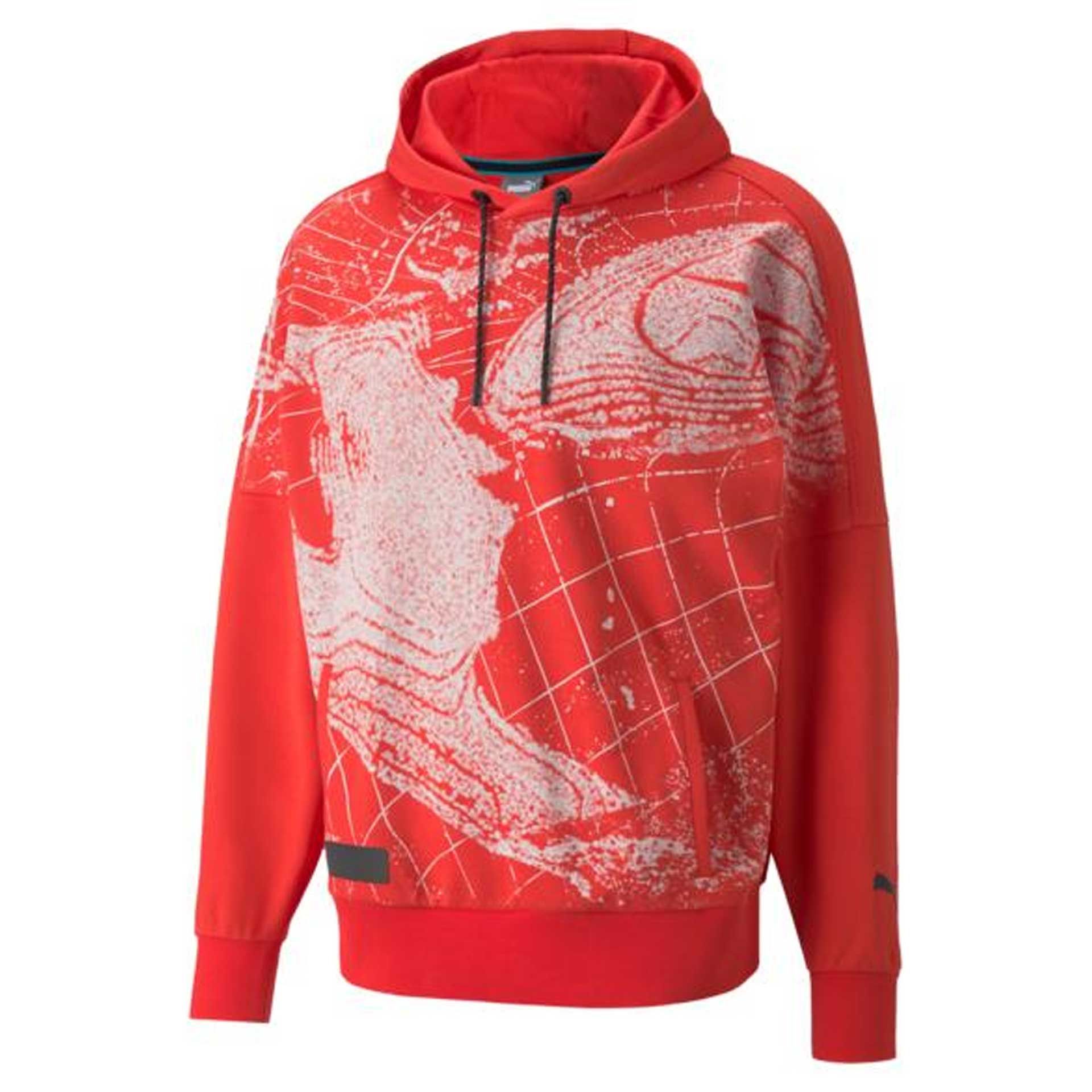 B67997115 mercedes benz motorsport hoody herren rot rosier onlineshop