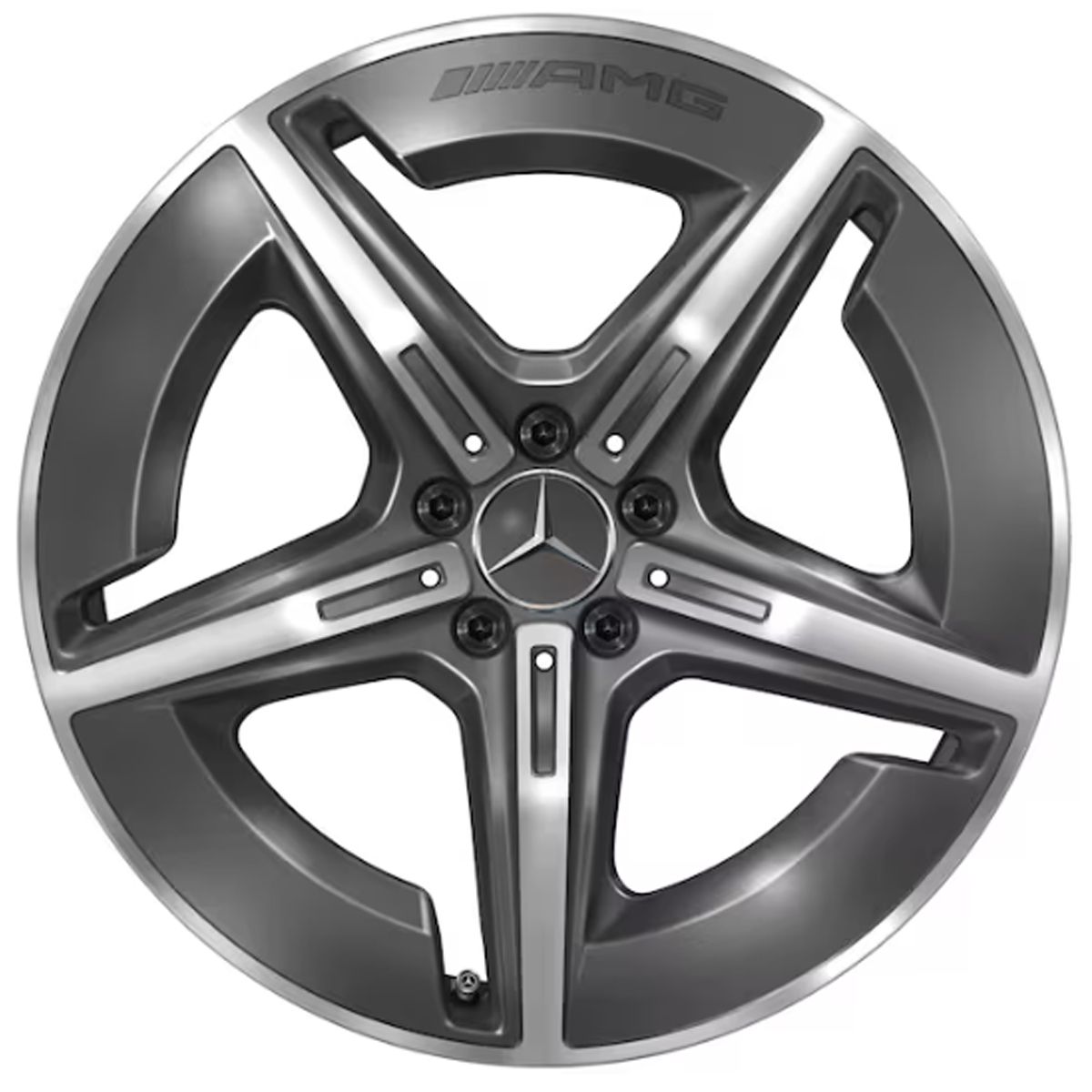 Mercedes-AMG Leichtmetallfelge tantalgrau glanzgedreht Hinterachse A54040112007Y51