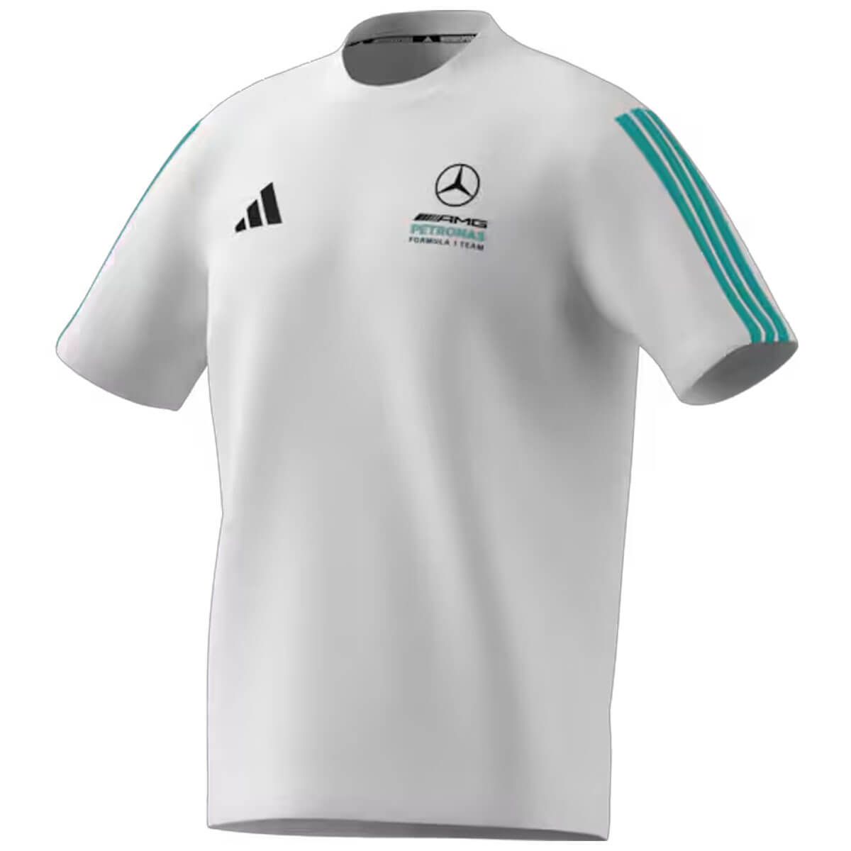 B67998492 mercedes benz t shirt f1 herren weiss rosier onlineshop
