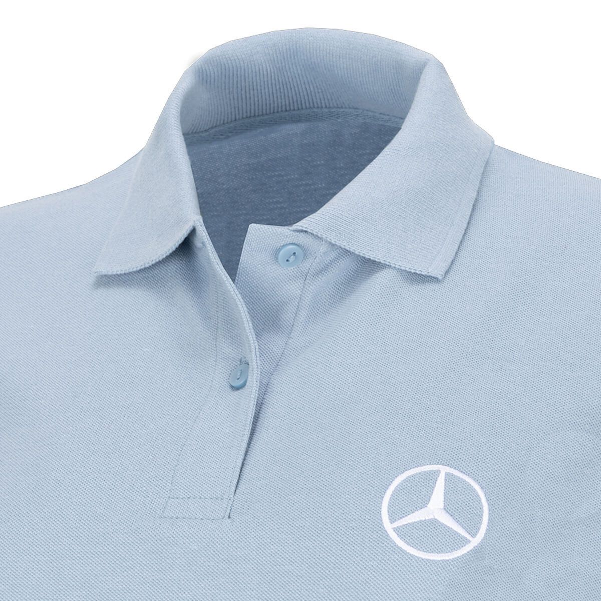 Mbt0264 mercedes benz truck poloshirt hellblau damen rosier online shop2
