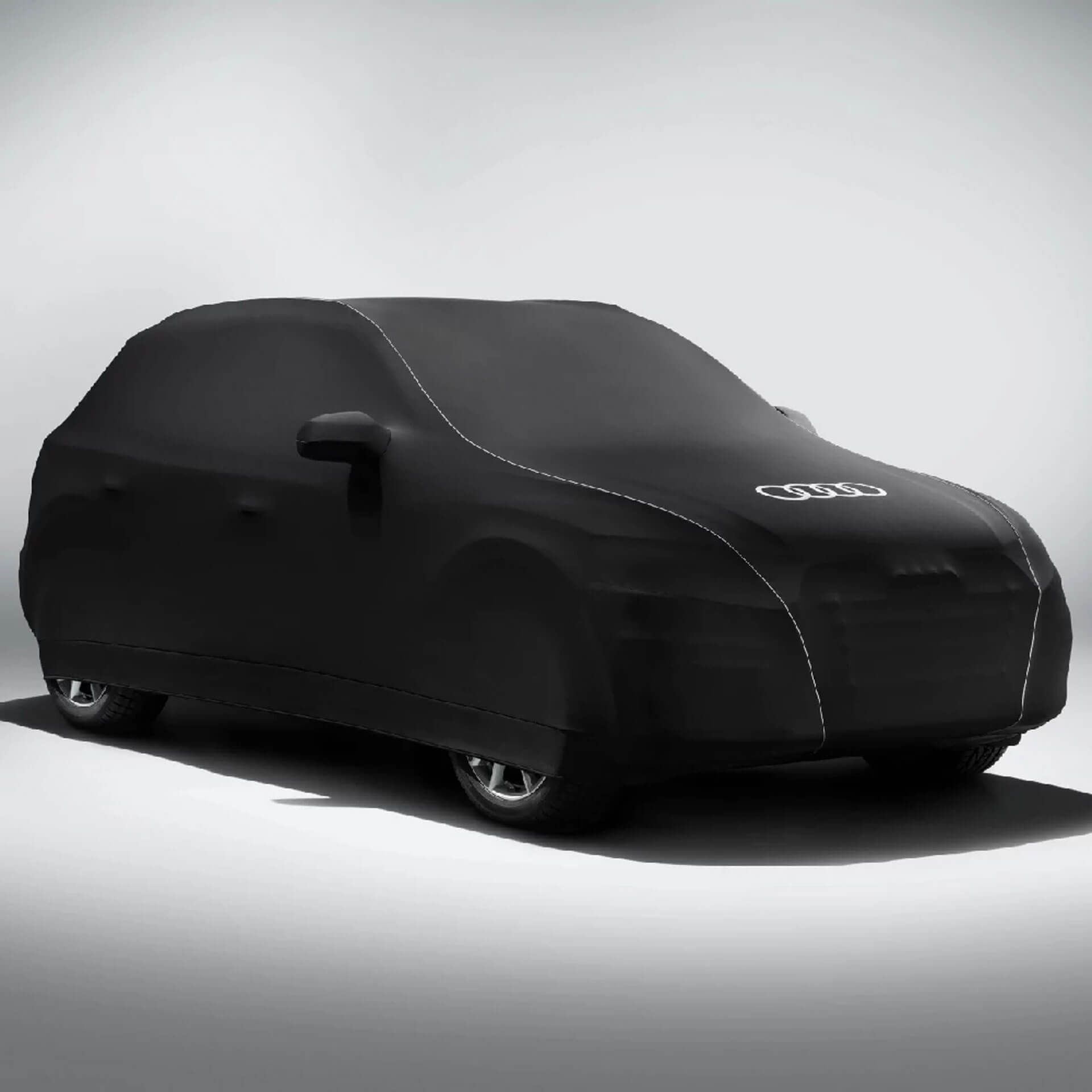 83h061205 audi q3 fahrzeugabdeckung audi ringe rosier onlineshop