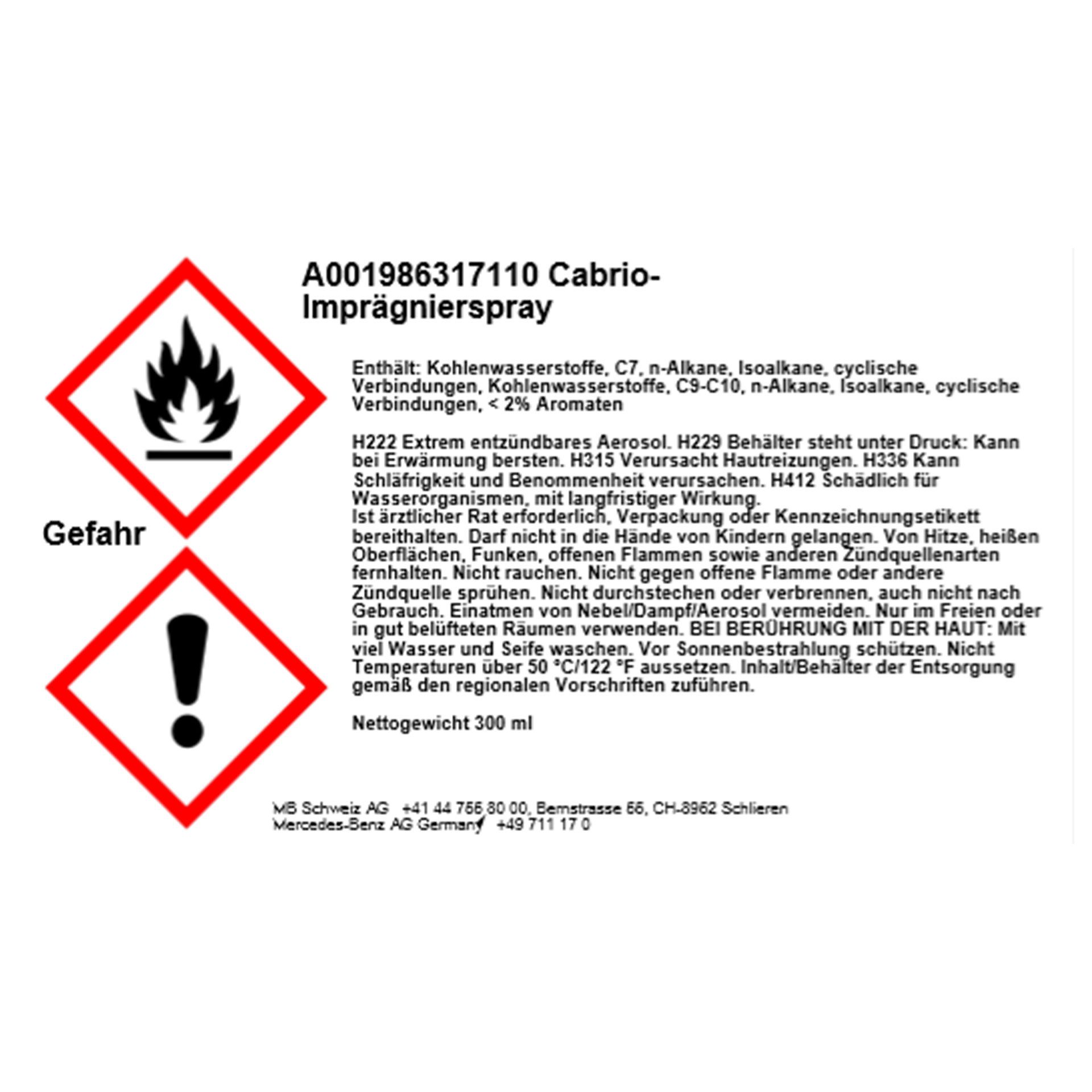 A001986317110 mercedes benz cabriodach impraegnierspray rosier onlineshop2