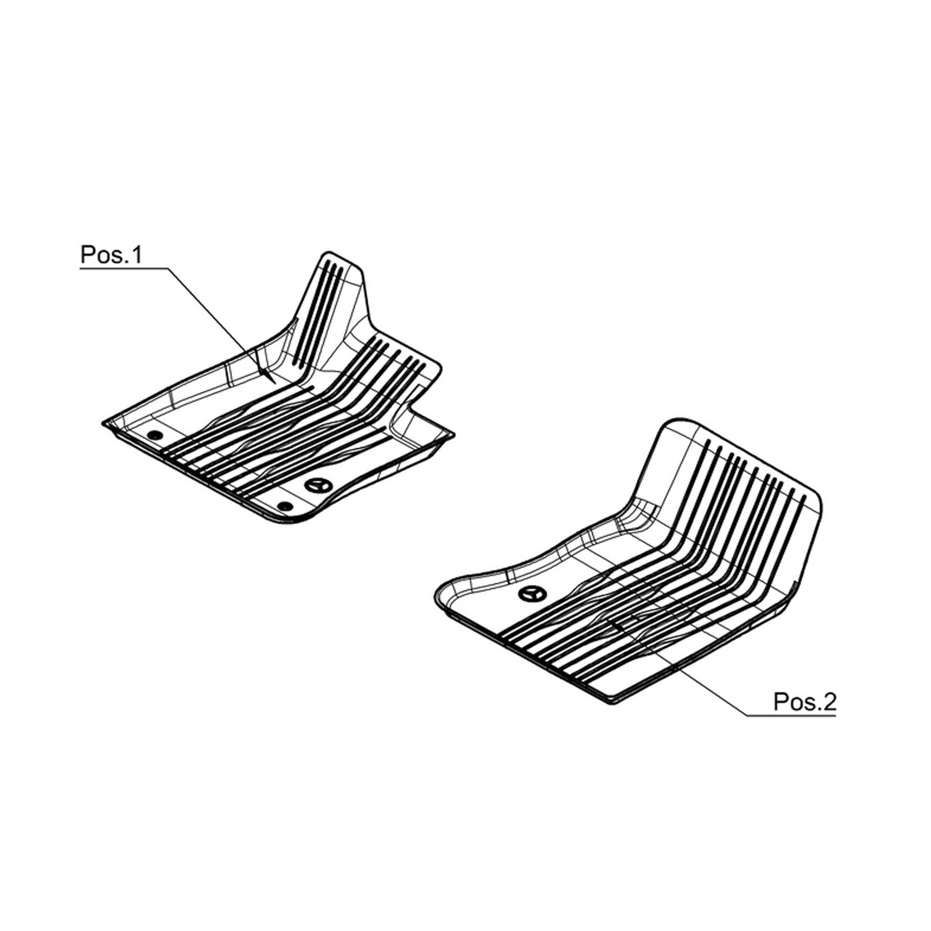 A25468004049051 mercedes benz glc allwettermatten fahrer beifahrer rosier onlineshop2
